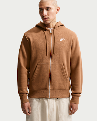 Nike Club Men's Full-Zip Fleece Hoodie. Nike.com